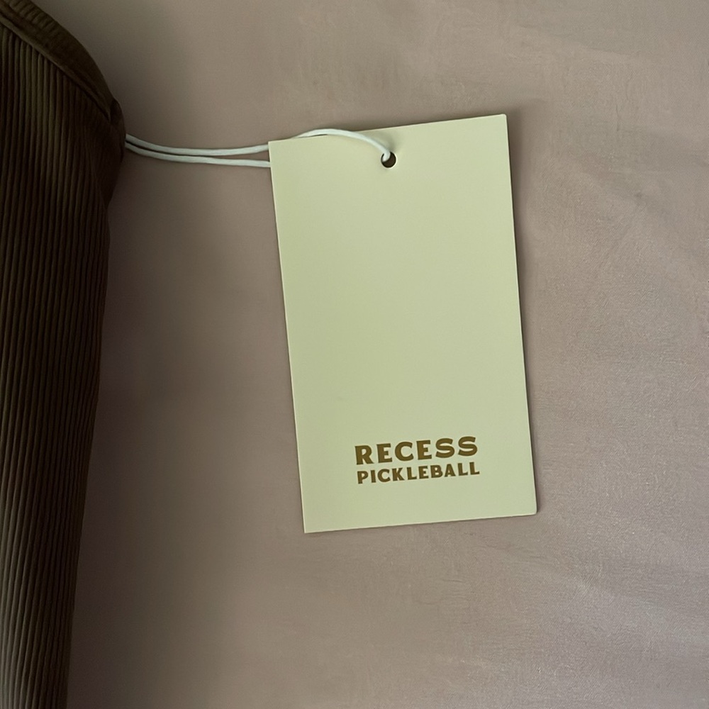 Recess Pickleball Stevie Crop Bra in Espresso - Picture 5 of 10